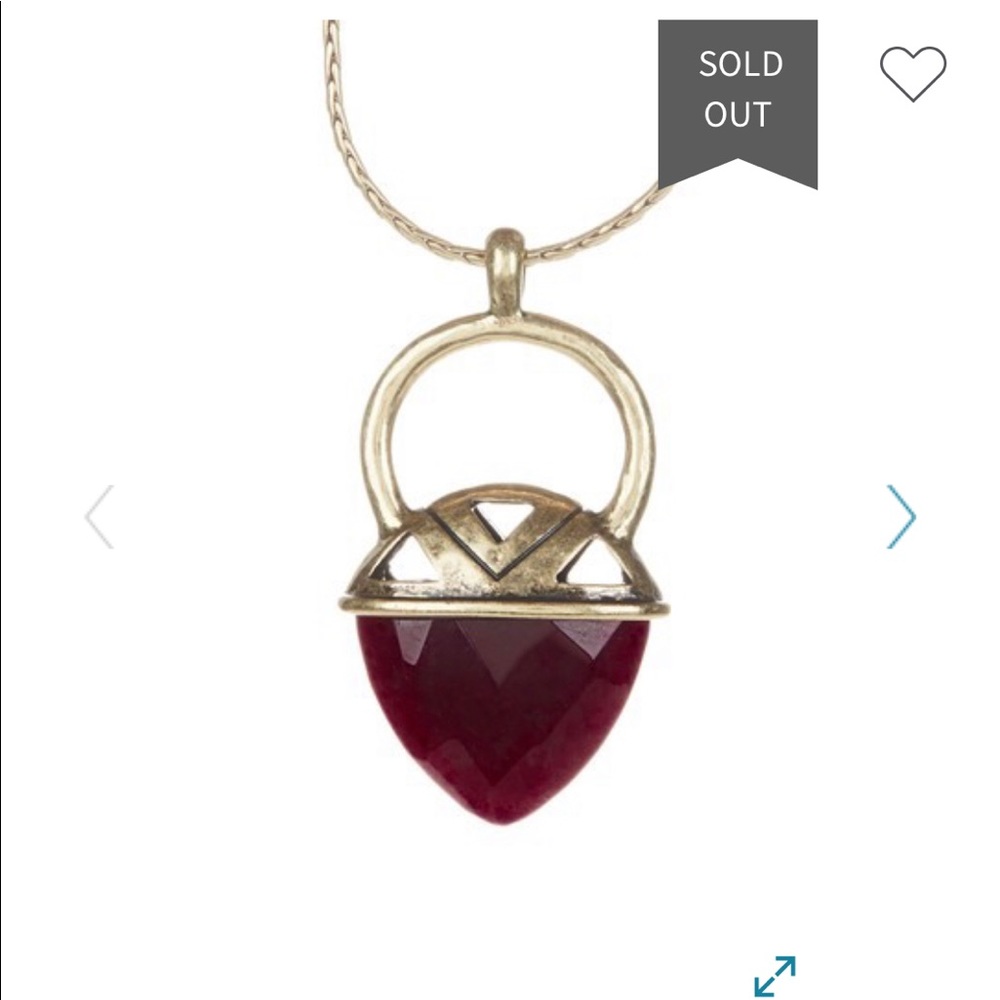 Icky brand pendant drop necklace